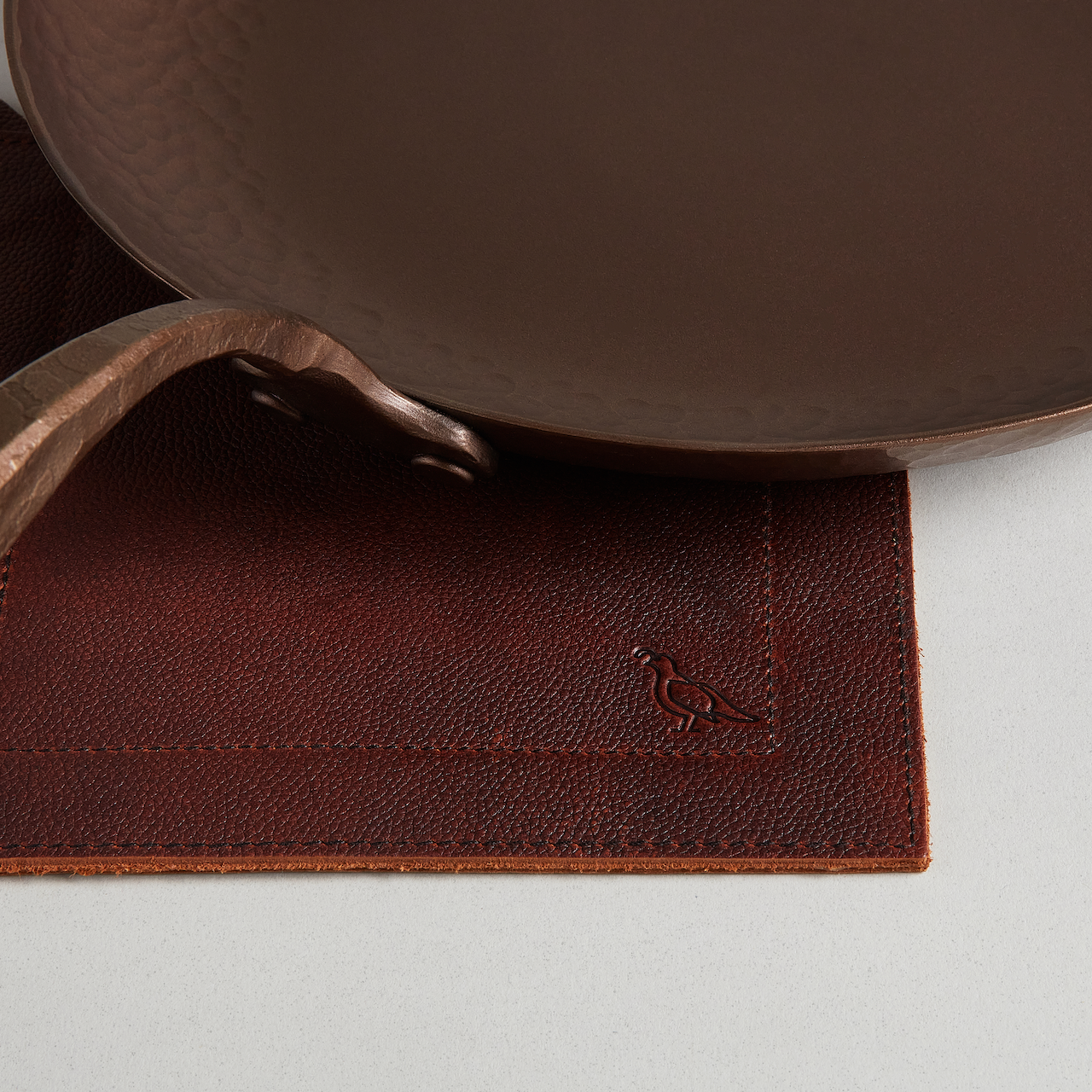 Full Grain Leather Potholder - Image 2